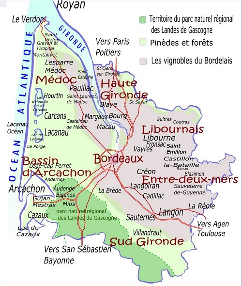 Kaart Frankrijk Bordeaux 2018 House Prices in Bordeaux and Gironde 2018